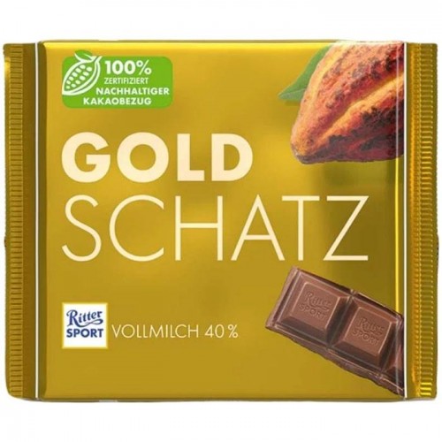 Шоколад Ritter Sport Gold Schatz 250 г Шоколад Ritter Sport Gold Schatz 250 г