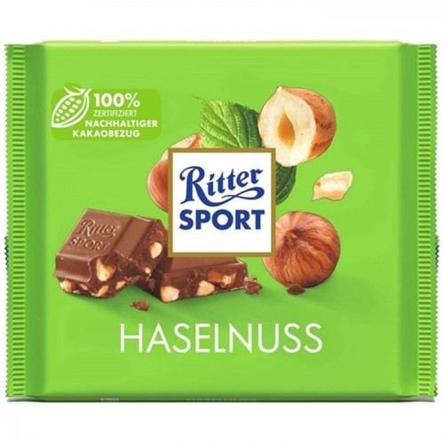Шоколад Ritter Sport Haselnuss 250 г Шоколад Ritter Sport Haselnuss 250 г