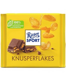 Шоколад Ritter Sport Knusperflakes 250 г Шоколад Ritter Sport Knusperflakes 250 г