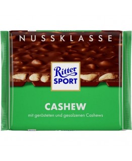 Шоколад Ritter Sport с орехом кешью 100г