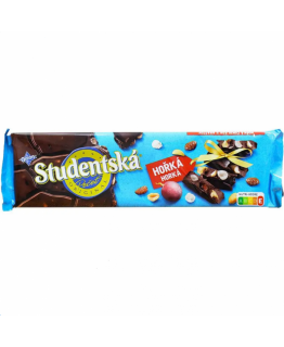 Шоколад Studentska черный с изюмом 260г