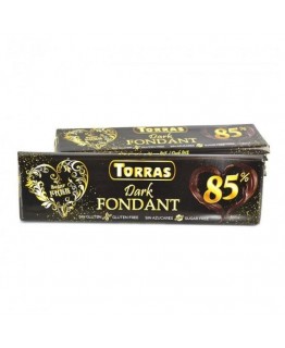 Шоколад Torras dark fondant черный 85% какао 300г