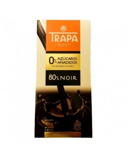 Шоколад Trapa черный без сахара 80г Шоколад Trapa черный без сахара 80г