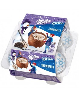 Шоколадні кульки Milka Snowballs oreo 112 г