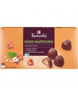 Шоколадные конфеты K-Favourites nuss Happchen 140 г