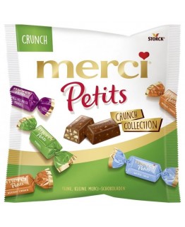 Шоколадные конфеты Merci Petits Crunch 125г Шоколадные конфеты Merci Petits Crunch 125г