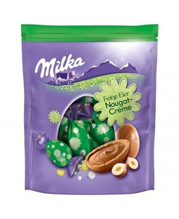 Шоколадные яйца Milka с альпийским молочным шоколадом 90г