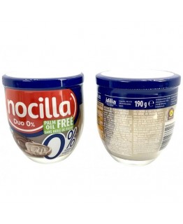 Шоколадная паста Nocilla Duo 0% без сахара и пальмового масла 190г