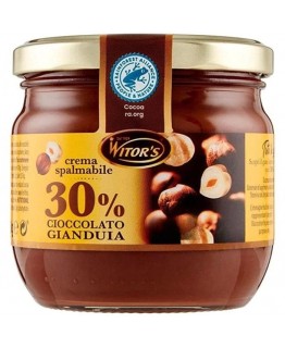 Шоколадная паста Witor's 30% cioccolato Gianduia с фундуком 360г