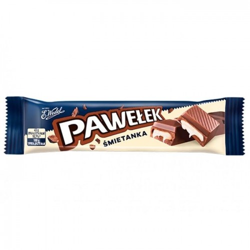 Шоколадный батончик E.Wedel Pawelek сливочный 45 г Шоколадный батончик E.Wedel Pawelek сливочный 45 г