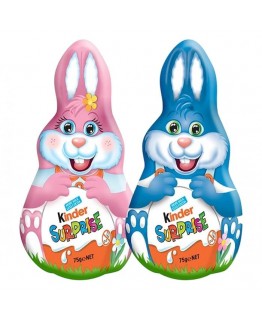 Шоколадный зайчик Kinder с игрушкой 75 г