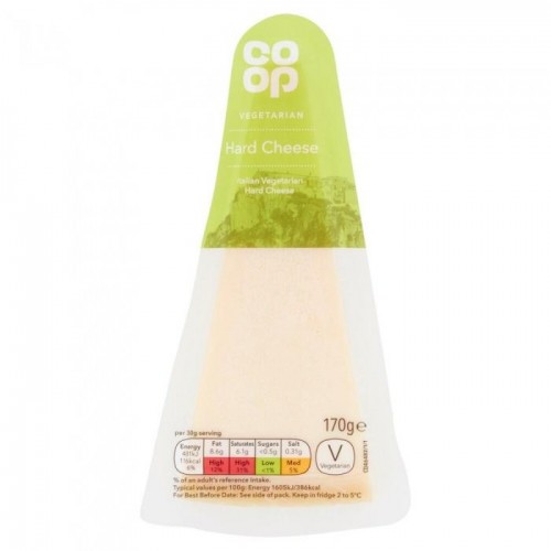 Сыр Coop Hard Cheese Vegetarian170г Сыр Coop Hard Cheese Vegetarian170г