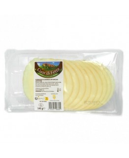 Сыр Cuor di Fette Scamorza affumicata нарезанный 140г
