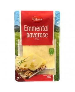 Сыр Emmental Bavarese (нарезка) 200г Сыр Emmental Bavarese (нарезка) 200г