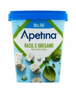 Сыр фета Apetina с базиликом и оригано 430г Сыр фета Apetina с базиликом и оригано 430г