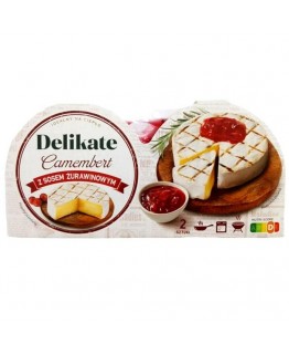 Сыр камамбер Delicate с клюквенным соусом 240г