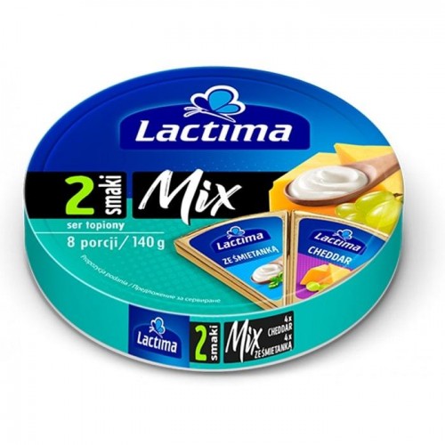 Сыр Lactima Mix 2 smaki 140г Сыр Lactima Mix 2 smaki 140г