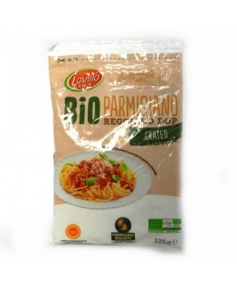 Сыр Lovilio BIO Parmigiano reggiano DOP тертый 125г