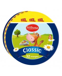 Сыр Milbona Classic XXL треугольники 533г Сыр Milbona Classic XXL треугольники 533г
