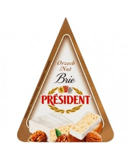 Сыр President Brie с орехами 125г Сыр President Brie с орехами 125г