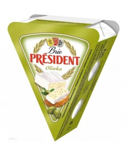 Сыр President Brie с оливками 125г