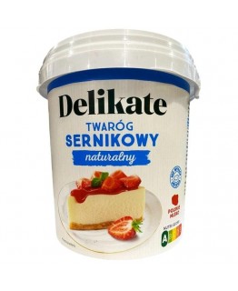 Сир сирний Delikate Twarog Sernikowy Naturalny 1 кг Сир сирний Delikate Twarog Sernikowy Naturalny 1 кг