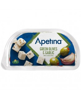 Сырная закуска Arla Apetina с оливками и чесноком 100 г
