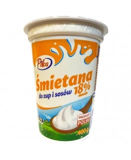 Сметана Pilos 18% 400г