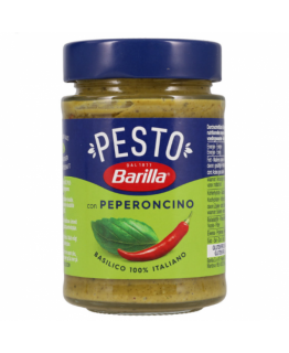 Соус Barilla Pesto з базиліком та перцем 190г Соус Barilla Pesto з базиліком та перцем 190г