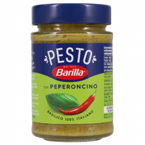 Соус Barilla Pesto з базиліком та перцем 190г Соус Barilla Pesto з базиліком та перцем 190г
