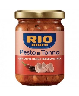 Соус Rio Mare Pesto с тунцом, оливками и острым перцем 130г Соус Rio Mare Pesto с тунцом, оливками и острым перцем 130г