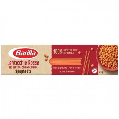 Спагетти Barilla из красной чечевицы без глютена 250г Спагетти Barilla из красной чечевицы без глютена 250г