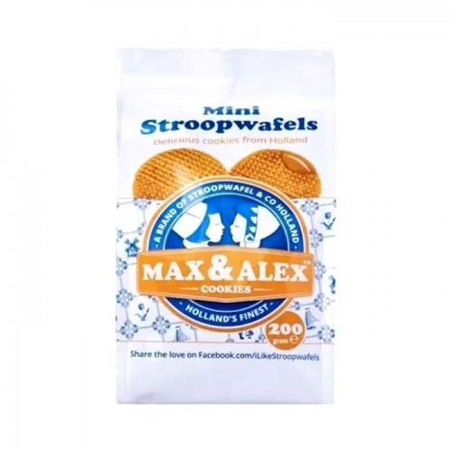 Стропвафлі Max & Alex mini 25шт 200г Стропвафлі Max & Alex mini 25шт 200г