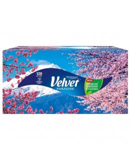Сухие салфетки Velvet Eco pack 3 слоя 120 шт Сухие салфетки Velvet Eco pack 3 слоя 120 шт