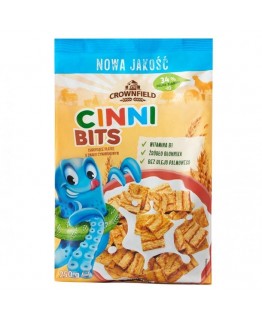 Сухой завтрак Crownfield Cinni Bits со вкусом корицы 250 г