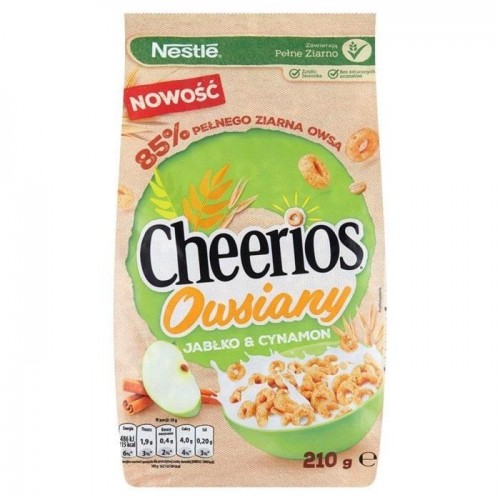 Сухой завтрак Nestle Cheerios яблоко с корицей 210г Сухой завтрак Nestle Cheerios яблоко с корицей 210г