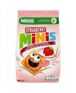 Сухой завтрак Nestle Minis Strawberry 250г Сухой завтрак Nestle Minis Strawberry 250г