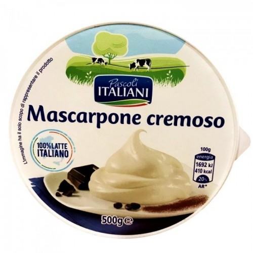 Сыр маскарпоне Pascoli Italiani cremoso 500г Сыр маскарпоне Pascoli Italiani cremoso 500г