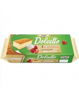 Пирожное бисквитное Dolcetto клубника 8шт*25г Пирожное бисквитное Dolcetto клубника 8шт*25г