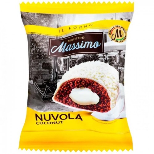 Пирожное Maestro Massimo Nuvola coconut 50г Пирожное Maestro Massimo Nuvola coconut 50г
