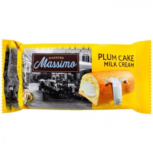 Тістечко Maestro Massimo Plum cake Milk cream 45г Тістечко Maestro Massimo Plum cake Milk cream 45г