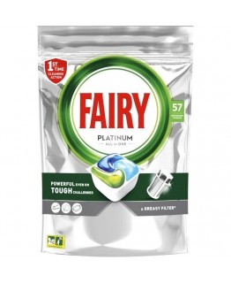 Таблетки для посудомоечных машин Fairy Platinum All in one 57 шт Таблетки для посудомоечных машин Fairy Platinum All in one 57 шт