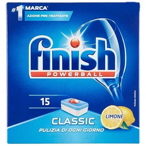 Таблетки для посудомоечной машины Finish powerball classic лимон 15 шт Таблетки для посудомоечной машины Finish powerball classic лимон 15 шт
