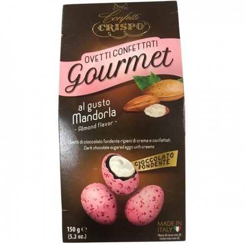 Цукерки Confetti Crispo gourmet з мигдальною начинкою 150г Цукерки Confetti Crispo gourmet з мигдальною начинкою 150г