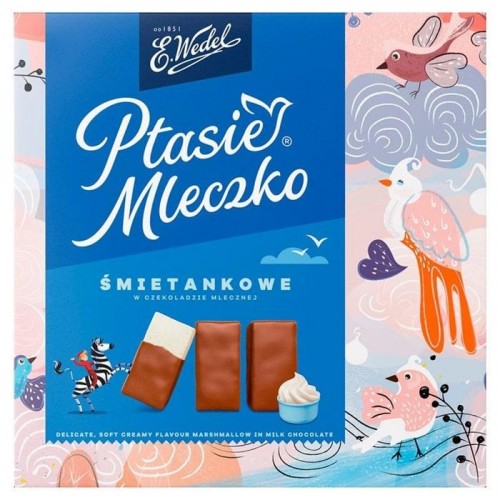 Конфеты E. Wedel Ptasie Mleczko сливочные 340 г Конфеты E. Wedel Ptasie Mleczko сливочные 340 г