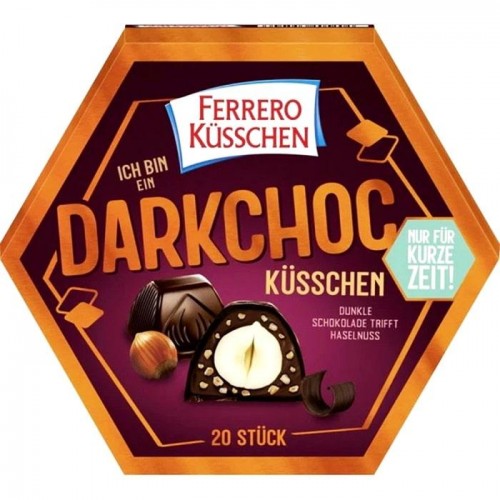 Конфеты Ferrero Kusschen Darkchoc 178г Конфеты Ferrero Kusschen Darkchoc 178г