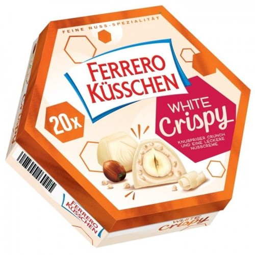 Конфеты Ferrero Kusschen White Crispy 172г Конфеты Ferrero Kusschen White Crispy 172г