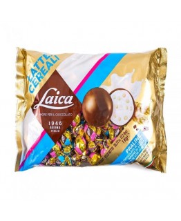 Конфеты Laica с молочной начинкой и креспами 1кг