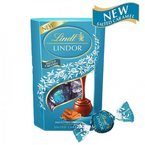 Конфеты Lindt Lindor соленая карамель 200г Конфеты Lindt Lindor соленая карамель 200г