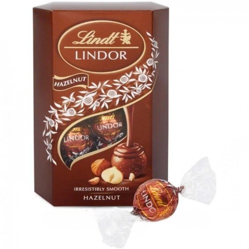 Конфеты Lindt Lindor с лесным орехом 200г Конфеты Lindt Lindor с лесным орехом 200г